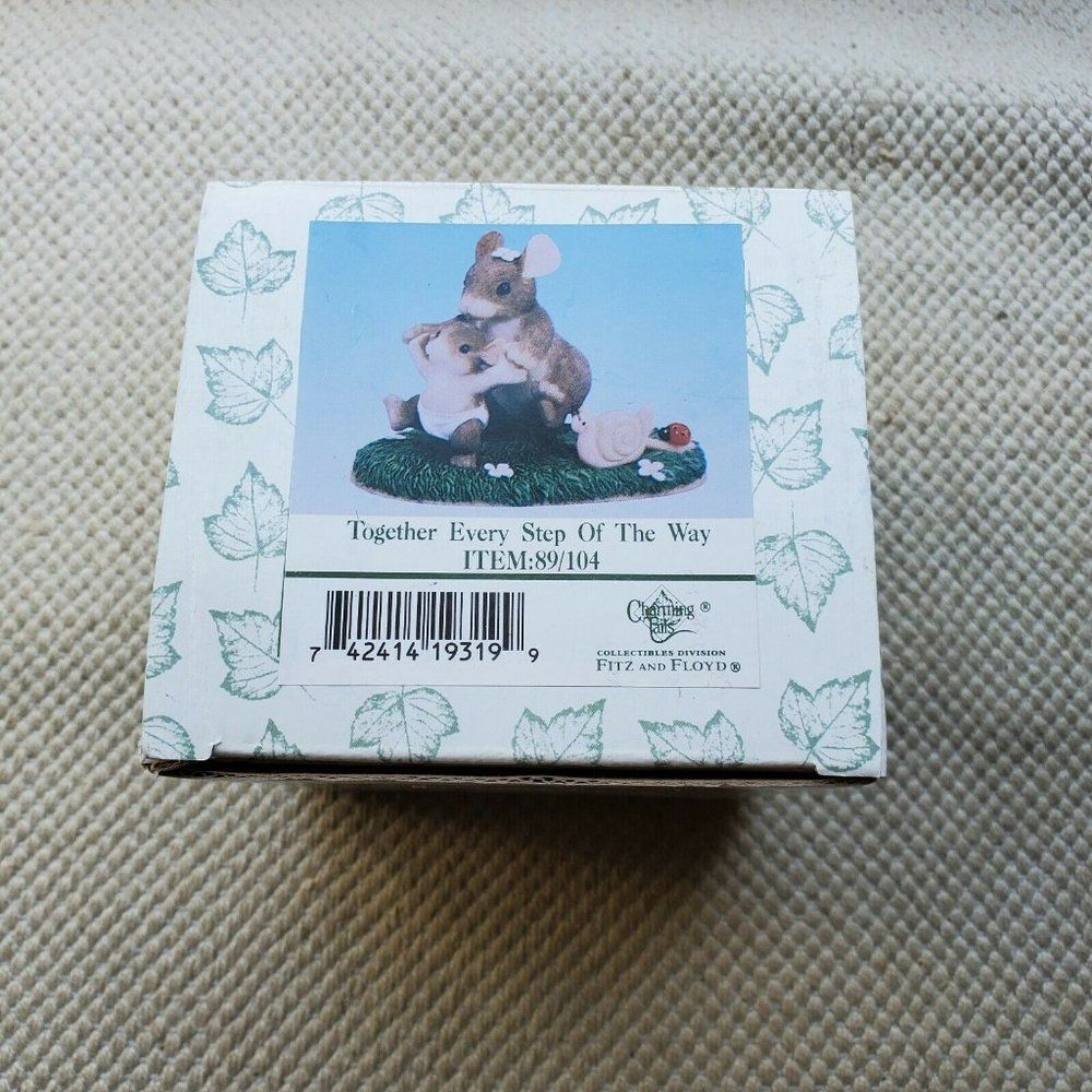 Charming Tails Mother Child Together Every Step of the Way Figurine Fitz Floyd - Picture 3 of 6